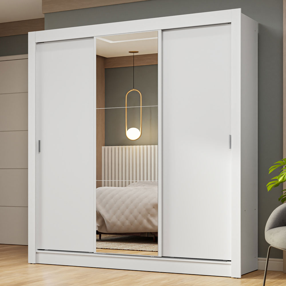 Closet Nobre 3 Puertas Corredizas 1 Espejo