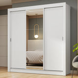 Closet Nobre 3 Puertas Corredizas 1 Espejo