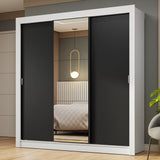 Closet Nobre 3 Puertas Corredizas 1 Espejo