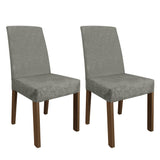 Kit 2 Sillas de Comedor Madesa 4255 Silver