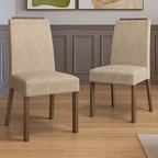 Kit 2 Sillas de Comedor Madesa 4255 con Borde Superior MarrónImperial