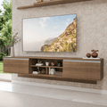 Centro Entretenimiento para TV Suspenso Glamy Hasta 80 Plgds