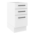 Mueble de Cocina Bajo Agata 3 Cajones 40 cm x 60 cm sin Encimera Blanco