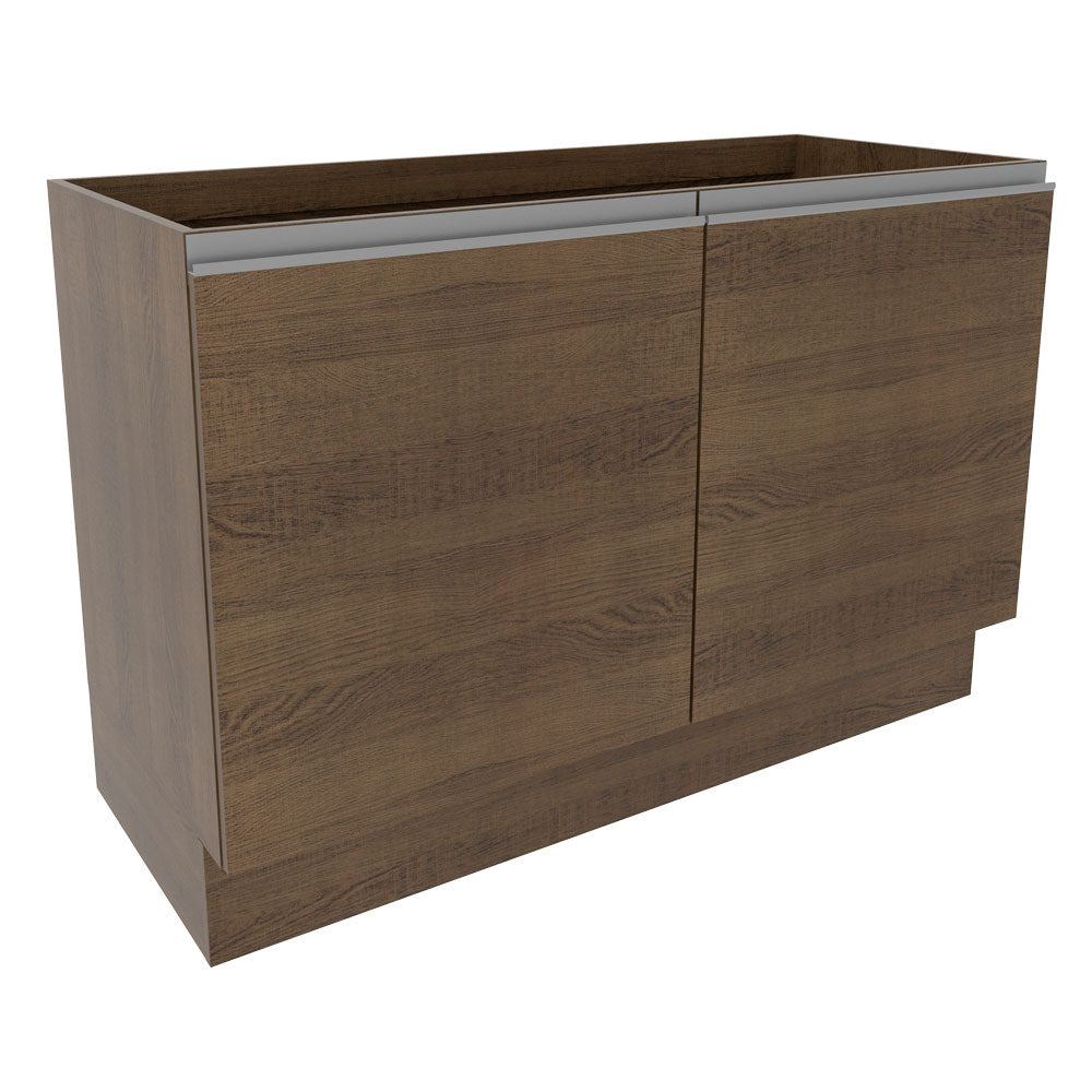 Mueble de Cocina Bajo Glamy 1.20 Metros 2 Puertas Marrón
