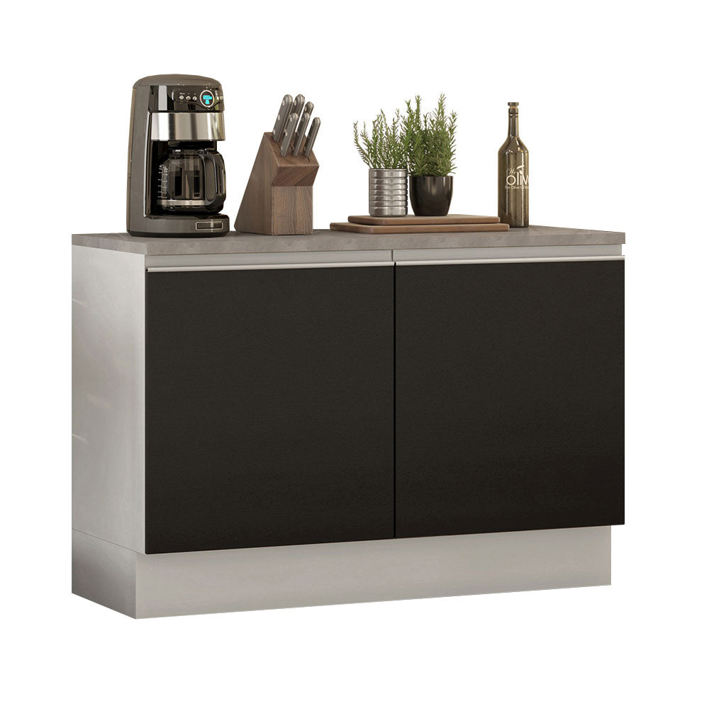 Mueble de Cocina Bajo Glamy 1.20 m 2 Puertas con Encimera