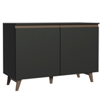 Mueble de Cocina Bajo Reims 1.20 Metros 2 Puertas con Encimera Negro