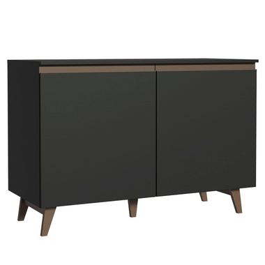 Mueble de Cocina Bajo Reims 1.20 Metros 2 Puertas con Encimera Negro