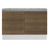 Mueble de Cocina Bajo Glamy 1.20 m 2 Puertas con Encimera