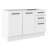 Mueble de Cocina Bajo Agata 1.20 m 2 Puertas 3 Cajones