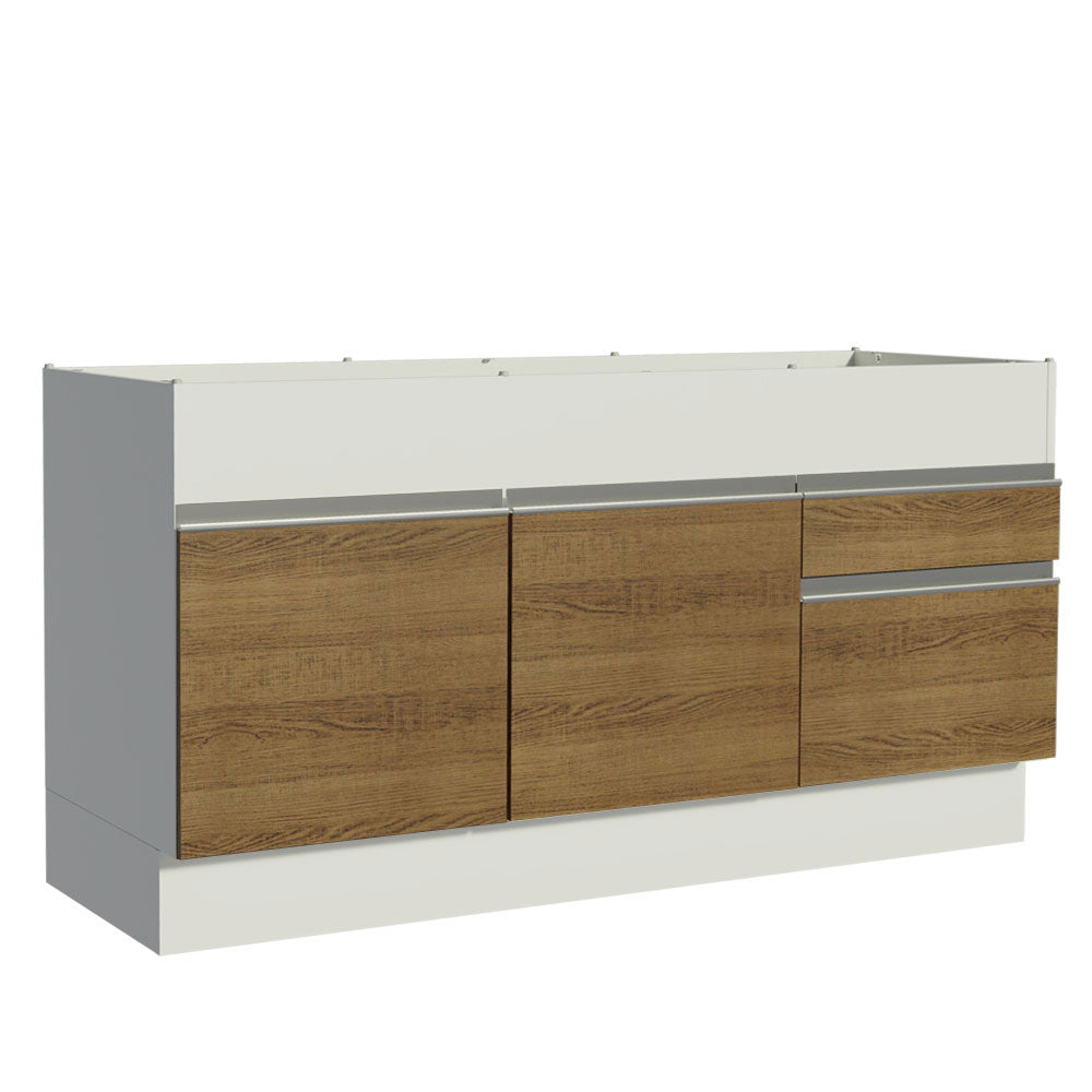Mueble de Cocina Bajo Glamy 1.50 m 2 Puertas 2 Cajones