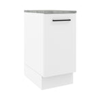 Mueble de Cocina Bajo Agata 35 cm 1 Puerta Blanco