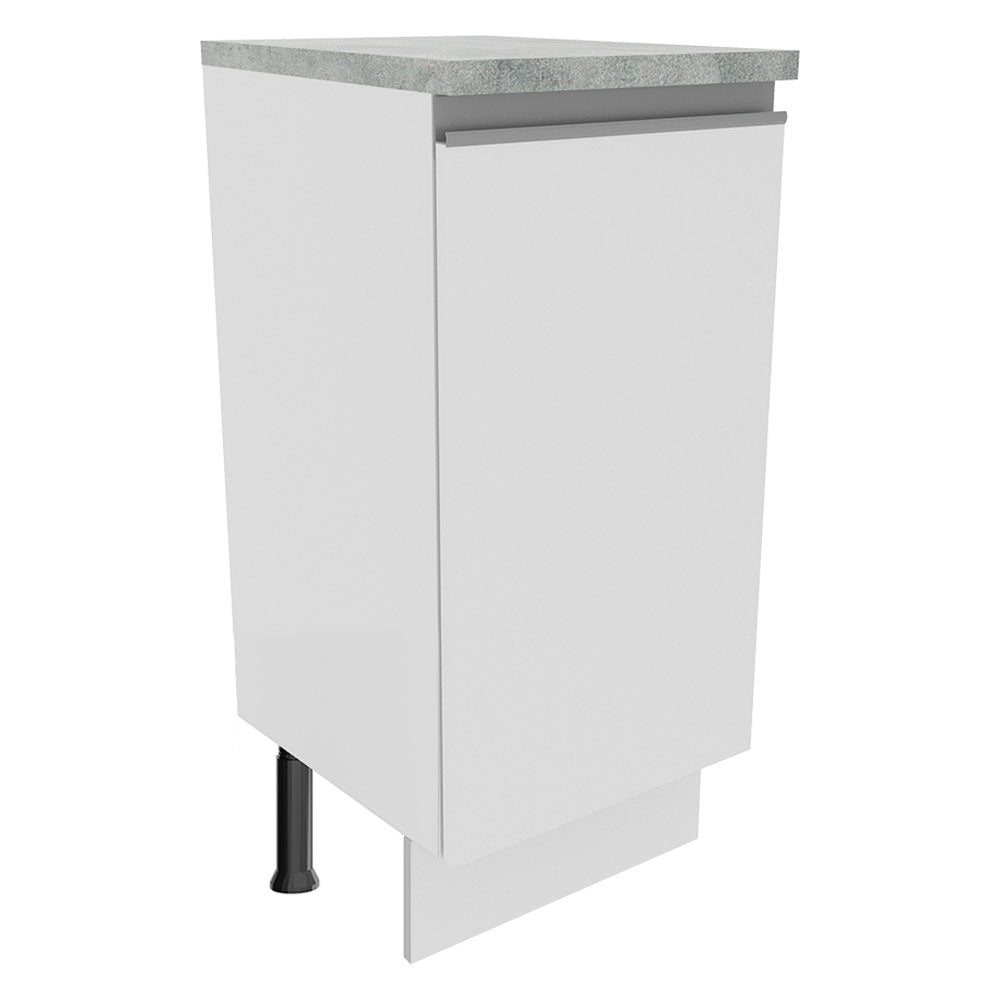Mueble de Cocina Bajo Glamy 35 cm 1 Puerta Blanco