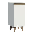 Mueble de Cocina Bajo Reims 35 cm 1 Puerta Blanco