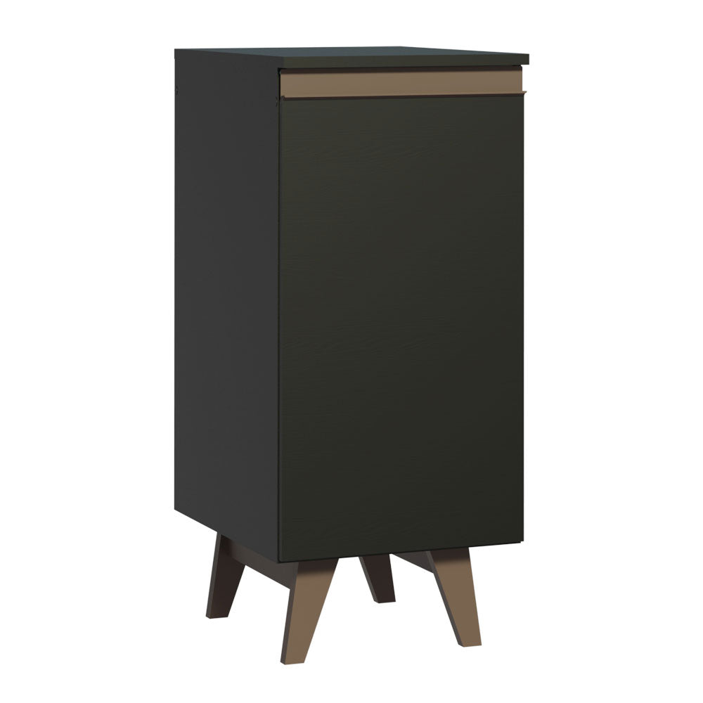 Mueble de Cocina Bajo Reims 35 cm 1 Puerta Negro