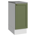Mueble de Cocina Bajo Vik 35 cm 1 Puerta BlancoVerde