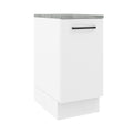 Mueble de Cocina Bajo Agata 40 cm 1 Puerta Blanco