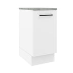 Mueble de Cocina Bajo Agata 40 cm 1 Puerta Blanco