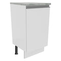 Mueble de Cocina Bajo Glamy 40 cm 1 Puerta Blanco