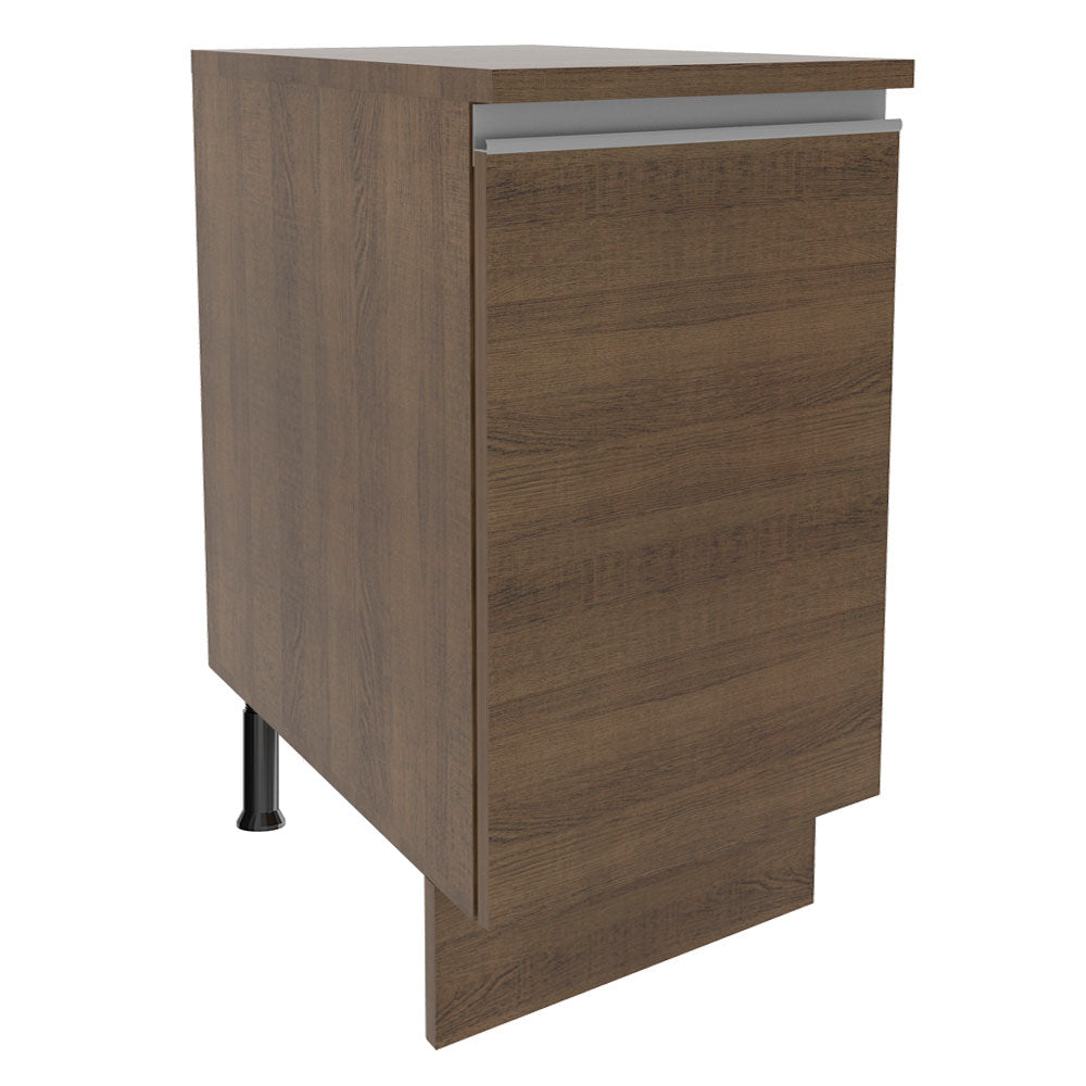 Mueble de Cocina Bajo Glamy 40 cm 1 Puerta Marrón