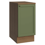 Mueble de Cocina Bajo Vik 40 cm 1 Puerta Marrón/Verde