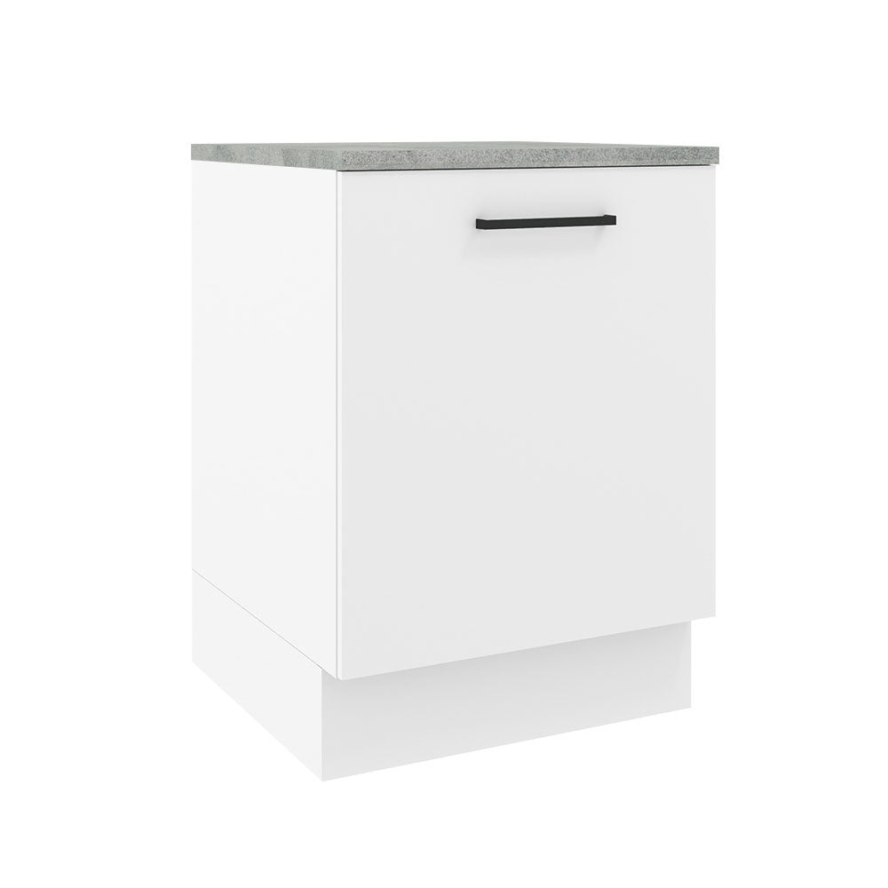 Mueble de Cocina Bajo Agata 60 cm 1 Puerta Blanco