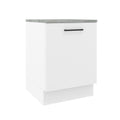 Mueble de Cocina Bajo Agata 60 cm 1 Puerta Blanco