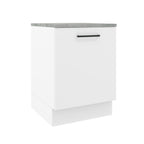 Mueble de Cocina Bajo Agata 60 cm 1 Puerta Blanco