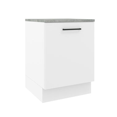 Mueble de Cocina Bajo Agata 60 cm 1 Puerta Blanco