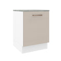 Mueble de Cocina Bajo Agata 60 cm 1 Puerta Blanco/Crema