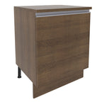 Mueble de Cocina Bajo Glamy 60 cm 1 Puerta Marrón