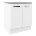 Mueble de Cocina Bajo Agata 70 cm 2 Puertas Blanco