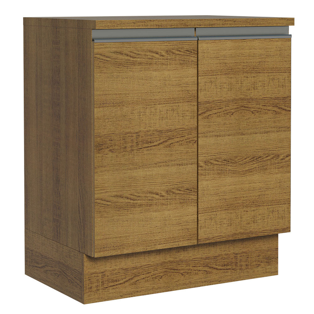 Mueble de Cocina Bajo Glamy 70 cm 2 Puertas Marrón