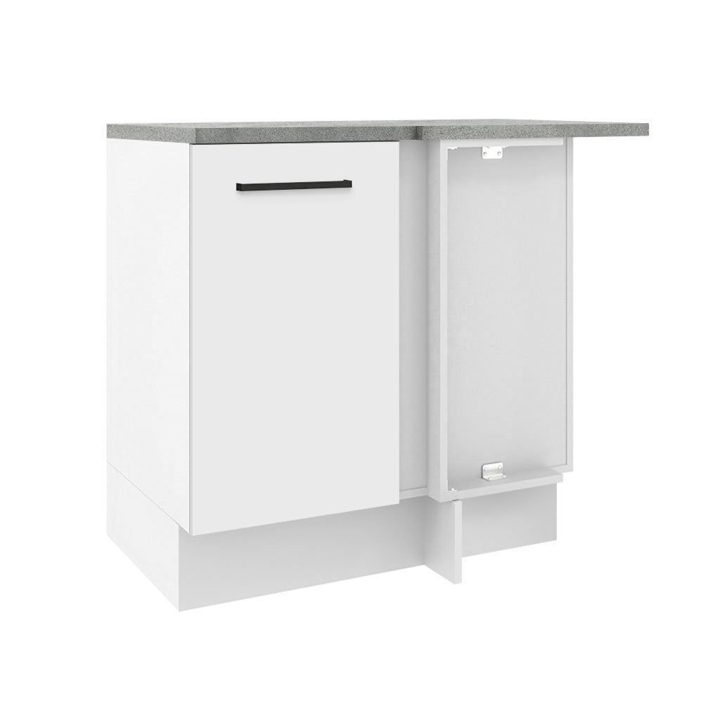 Mueble de Cocina Bajo de Esquina Agata 1 Puerta Blanco