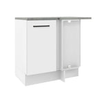 Mueble de Cocina Bajo de Esquina Agata 1 Puerta Blanco