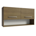 Mueble de Cocina Superior Emilly 1.05 m 2 Puertas 1 Nicho Marrón