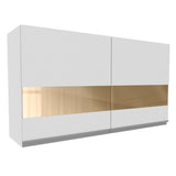 Mueble de Cocina Superior Glamy 1.20 m 2 Puertas con Cristal Reflex