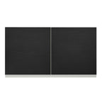 Mueble de Cocina Superior Glamy 1.20 Metros 2 Puertas Blanco/Negro