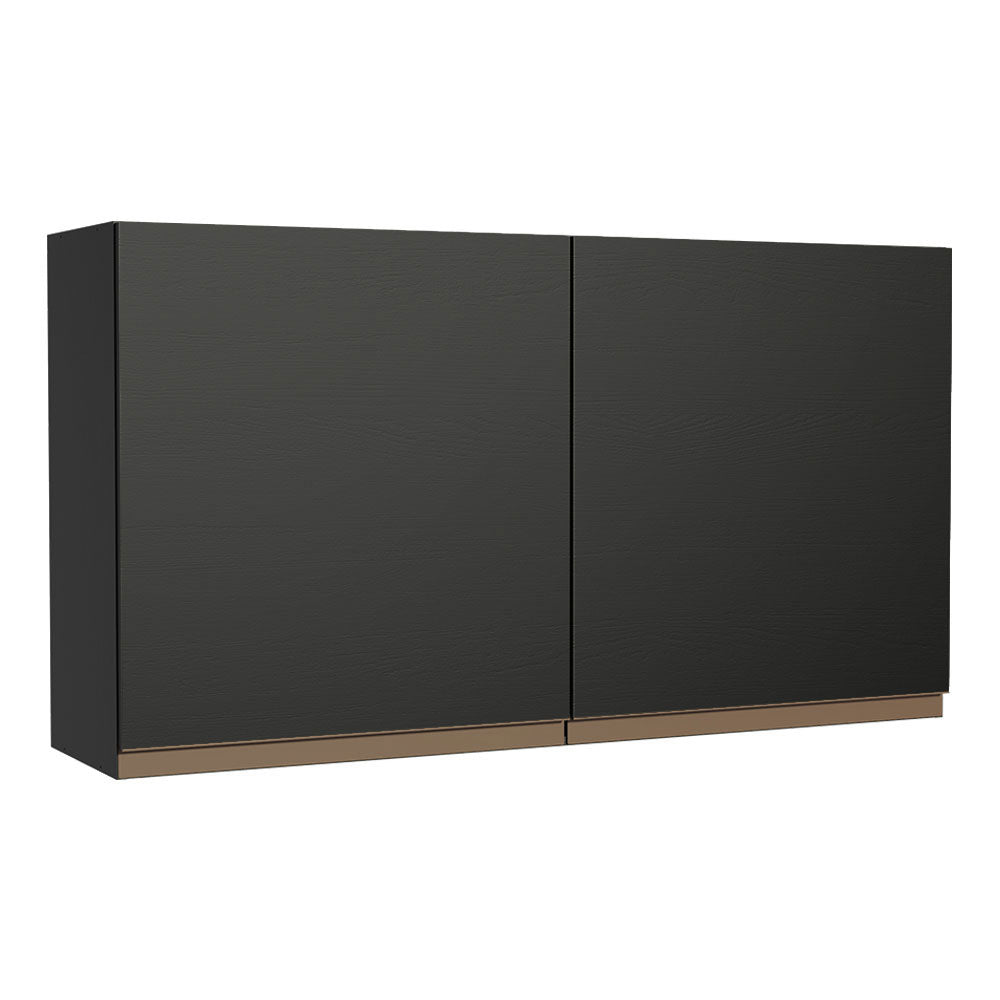 Mueble de Cocina Superior Reims 1.20 Metros 2 Puertas Negro