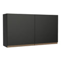 Mueble de Cocina Superior Reims 1.20 Metros 2 Puertas Negro