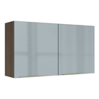 Mueble de Cocina Superior Lux 1.20 Metros 2 Puertas MarrónGris