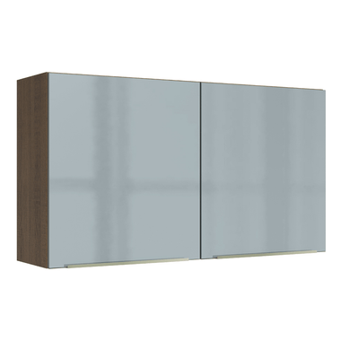 Mueble de Cocina Superior Lux 1.20 Metros 2 Puertas MarrónGris