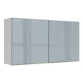 Mueble de Cocina Superior Lux 1.20 Metros 2 Puertas BlancoGris