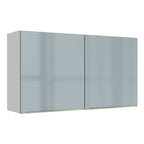 Mueble de Cocina Superior Lux 1.20 Metros 2 Puertas BlancoGris
