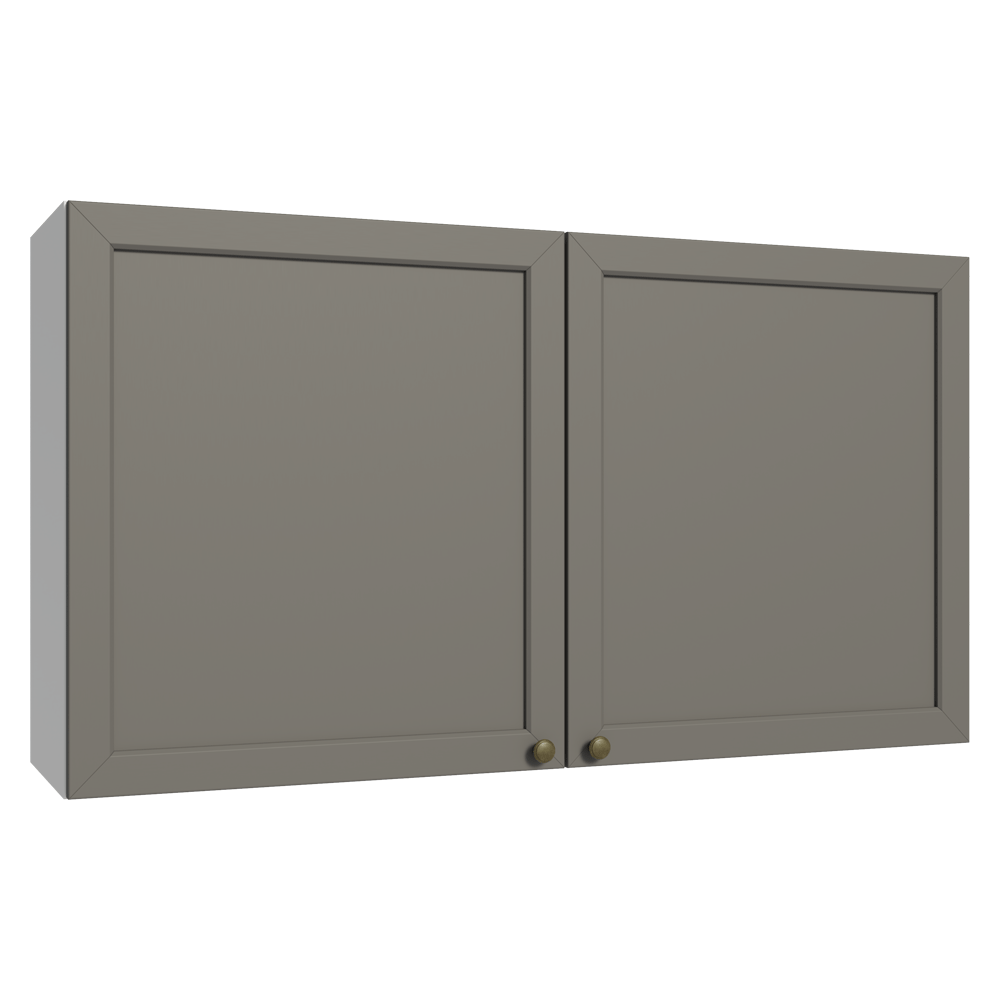 Mueble de Cocina Superior Vik 1.20 Metros 2 Puertas Blanco/Gris