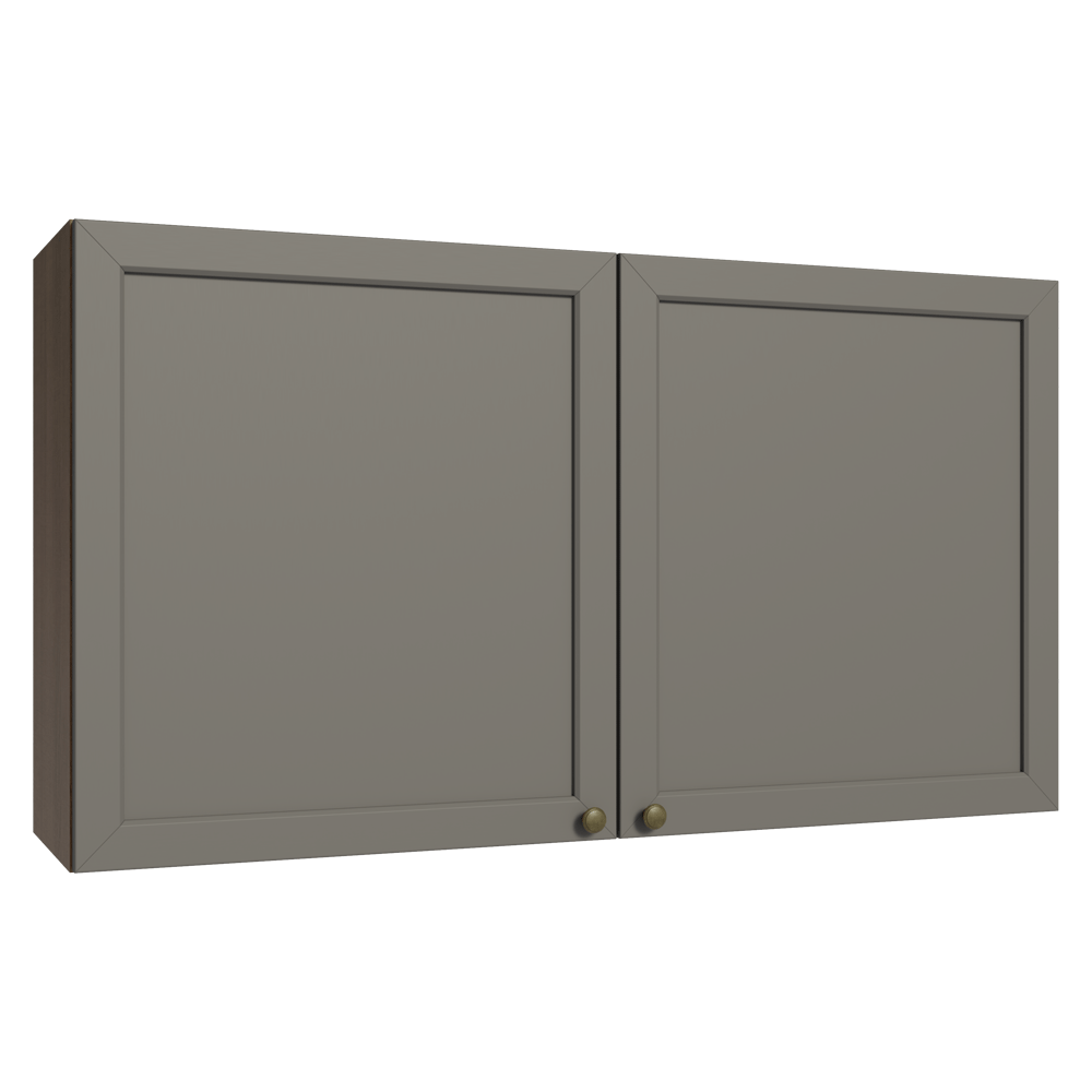 Mueble de Cocina Superior Vik 1.20 Metros 2 Puertas Marrón/Gris
