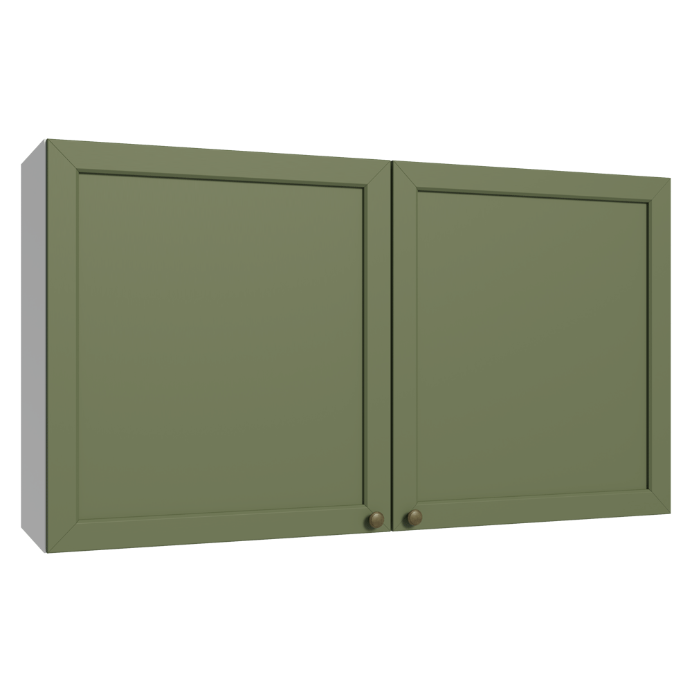 Mueble de Cocina Superior Vik 1.20 Metros 2 Puertas Blanco/Verde