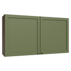 Mueble de Cocina Superior Vik 1.20 Metros 2 Puertas Marrón/Verde