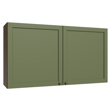 Mueble de Cocina Superior Vik 1.20 Metros 2 Puertas Marrón/Verde