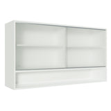 Mueble de Cocina Superior Glamy 1.20 m 2 Puertas de Cristal 1 Nicho