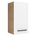 Mueble de Cocina Superior Agata 35 cm 1 Puerta Marrón/Blanco